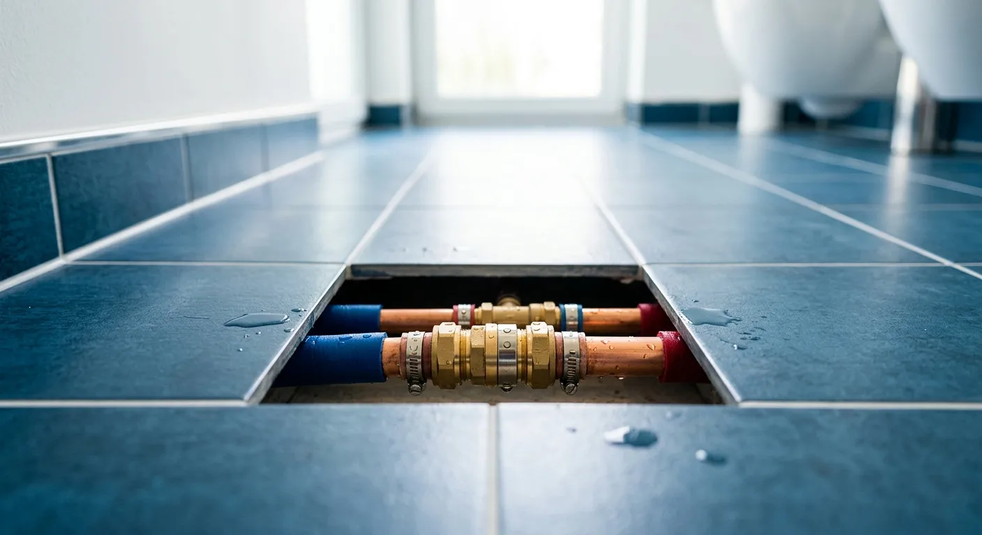 Recherche et réparation fuite plancher chauffant – Appartement à Luxembourg-Ville